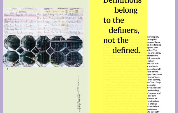 AIL-Publication: Ecologies & Politics of the Living, Design: Marie Artaker © Marie Artaker